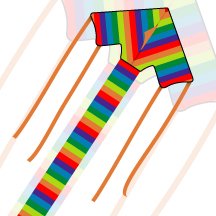 SureFly Rainbow Stripe - #50135